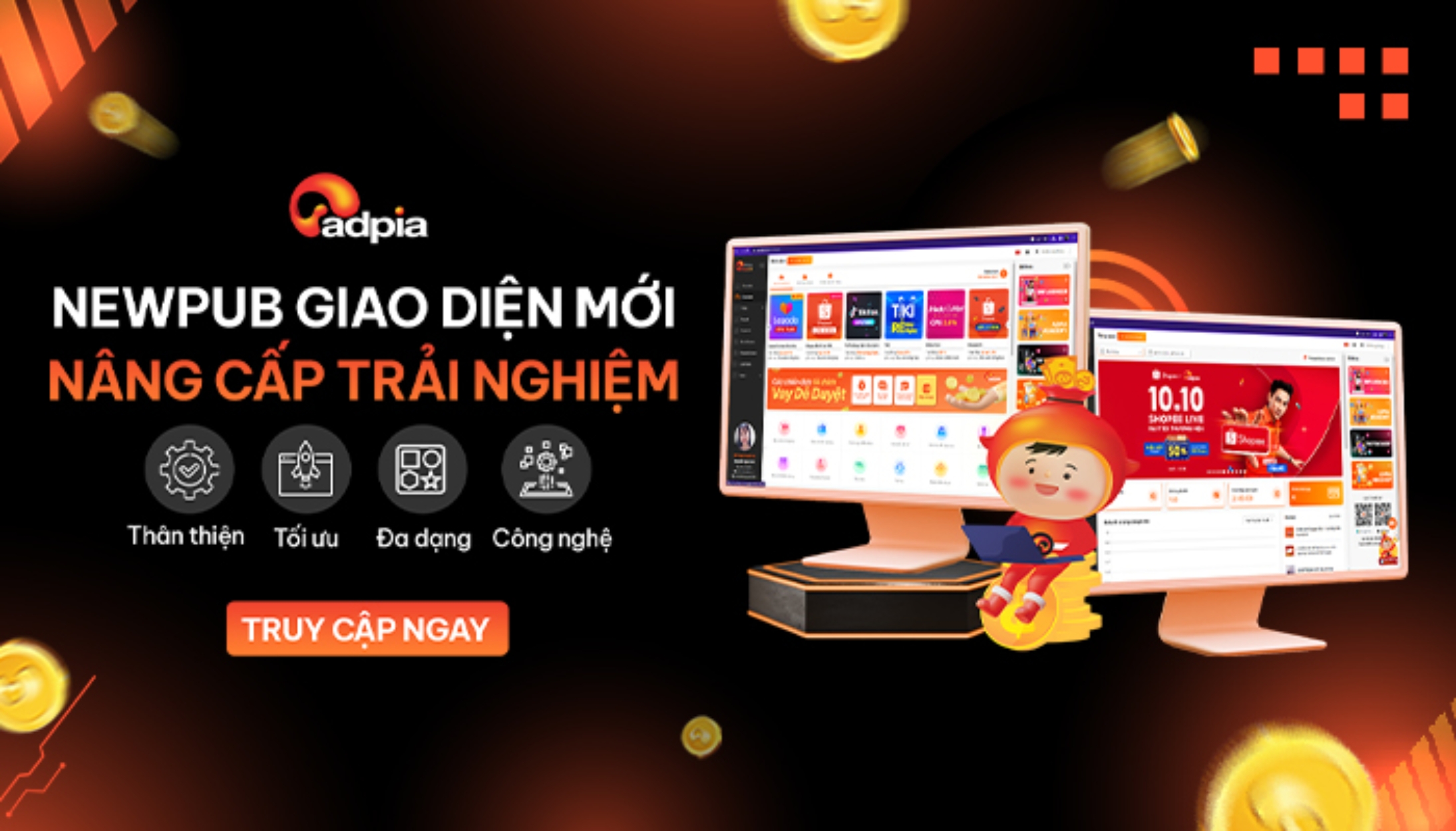 Newpub &ndash; Nền tảng Affiliate nổi bật cho mảng Mobile App